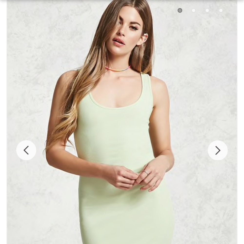 Mint green bodycon dress, perfect for summer